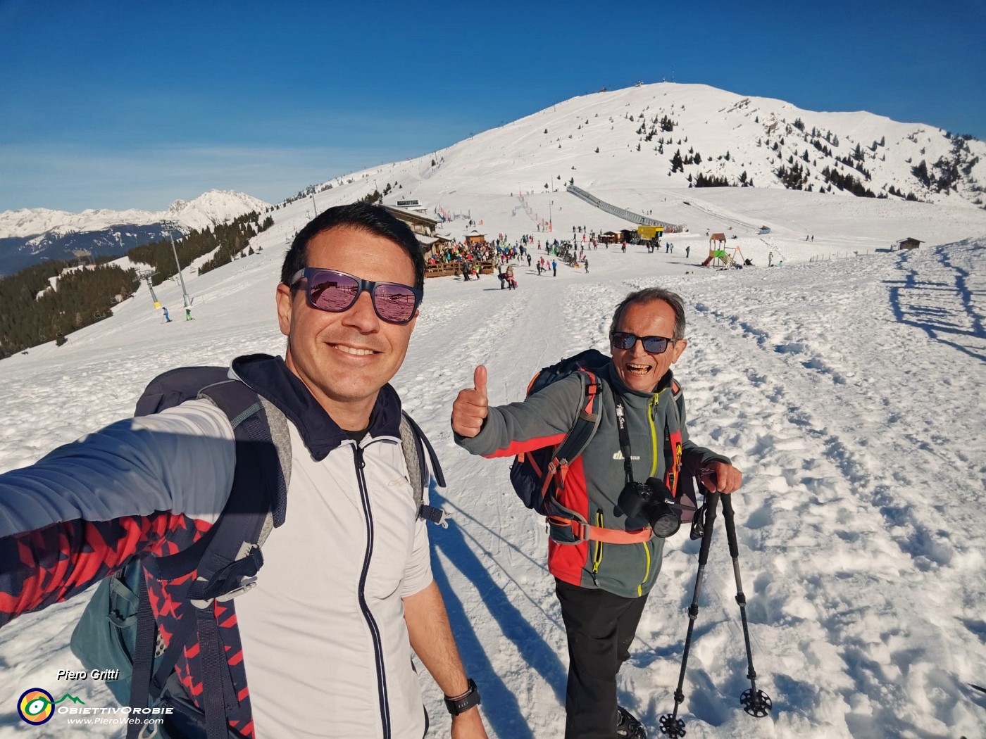  Dal Pian del Termen (1610 m) con vista sul Monte Pora (1880 m)